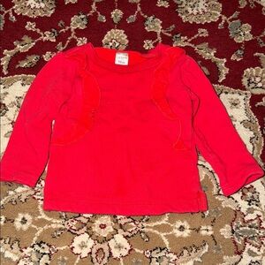 Carter's Vibrant Red Long Sleeve Tee